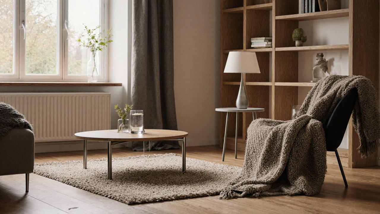 Textury v obýváku: jak kombinovat dřevo, kov, sklo a tkaniny pro ideální prostor