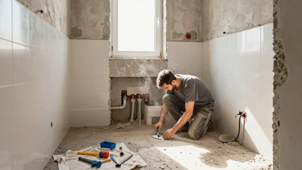 Rekonstrukce koupelny: Náklady, kroky a harmonogram 2026