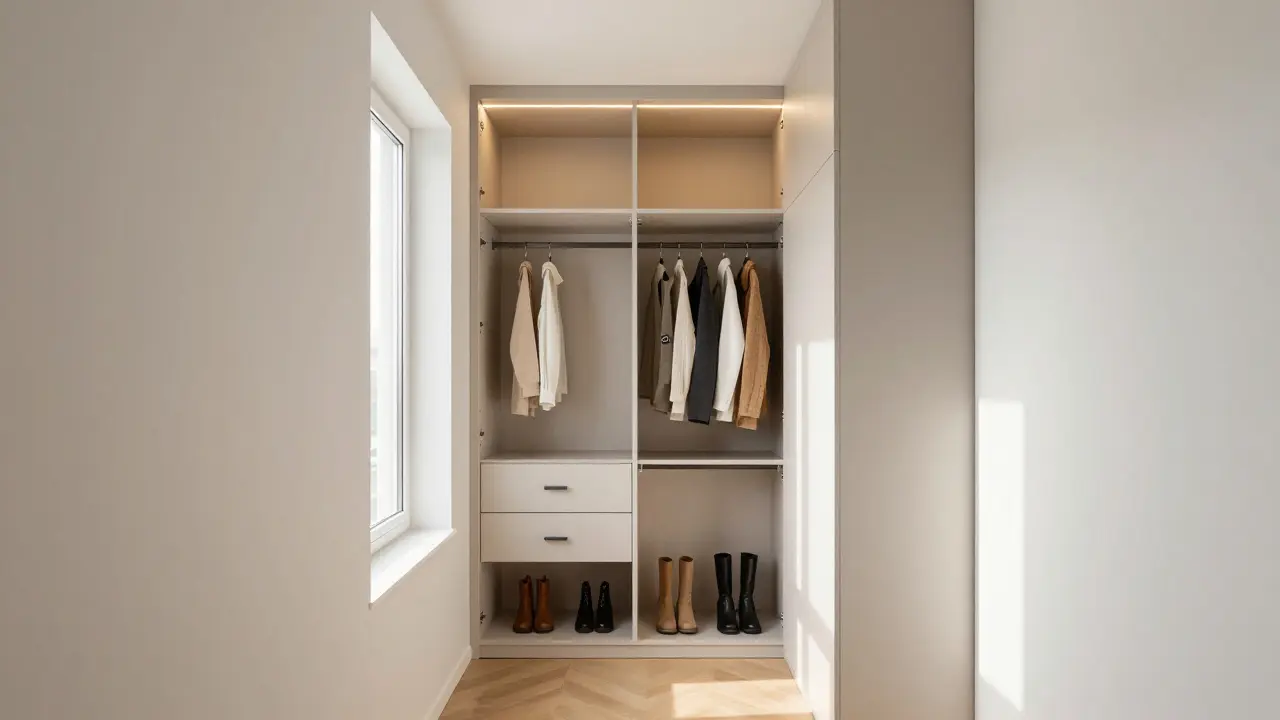 Vestavěné skříně: jak maximálně využít každý centimetr prostoru