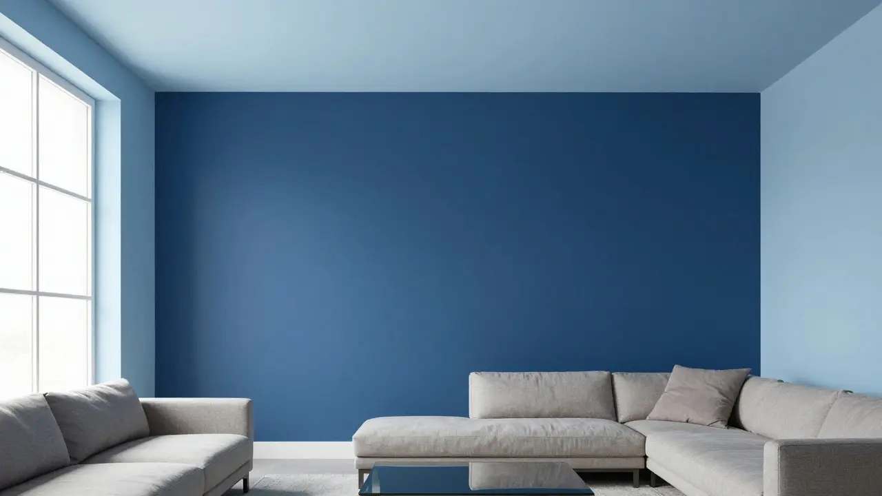 Dual toning: Jak kombinovat dva odstíny jedné barvy na stěnách