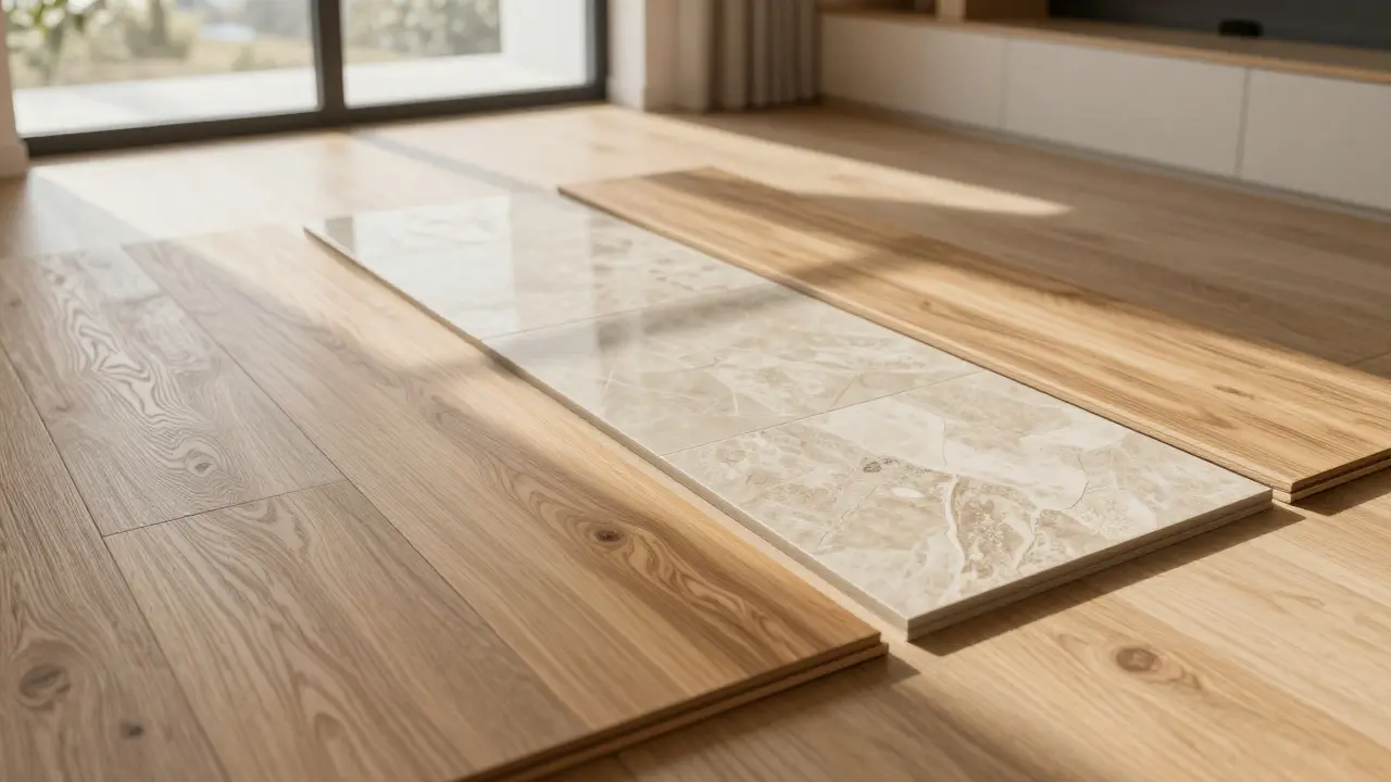 Podlaha v obývacím pokoji: Dřevo, vinyl nebo laminát? Kompletní průvodce výběrem