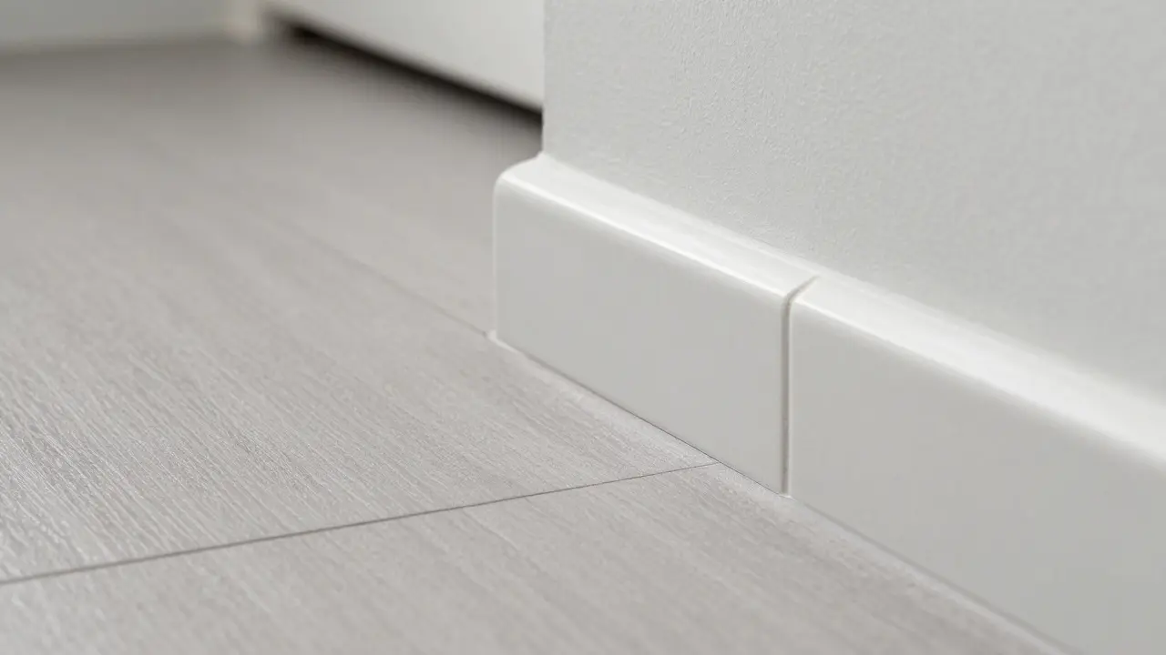 Detail kvalitních materiálů: vinylová podlaha a myvatelné zdi