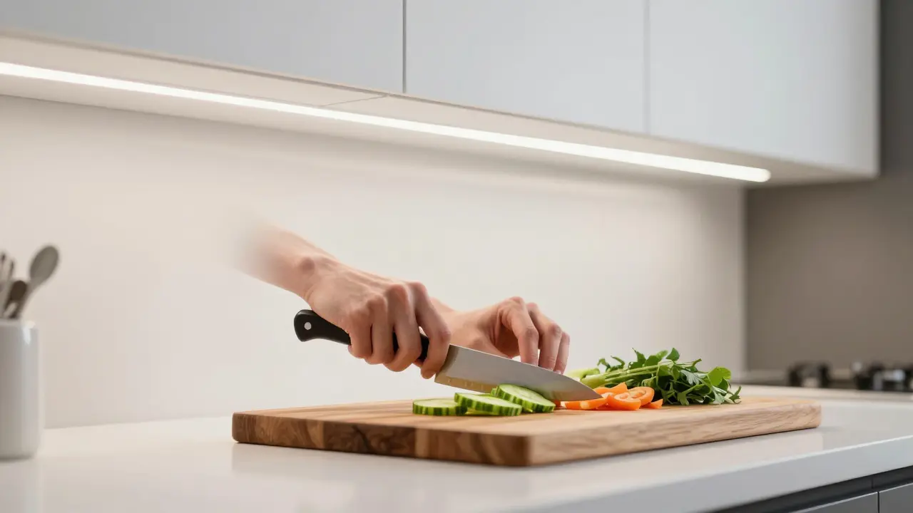 Osvětlení pracovní desky v kuchyni: LED pásky a lišty - kompletní průvodce