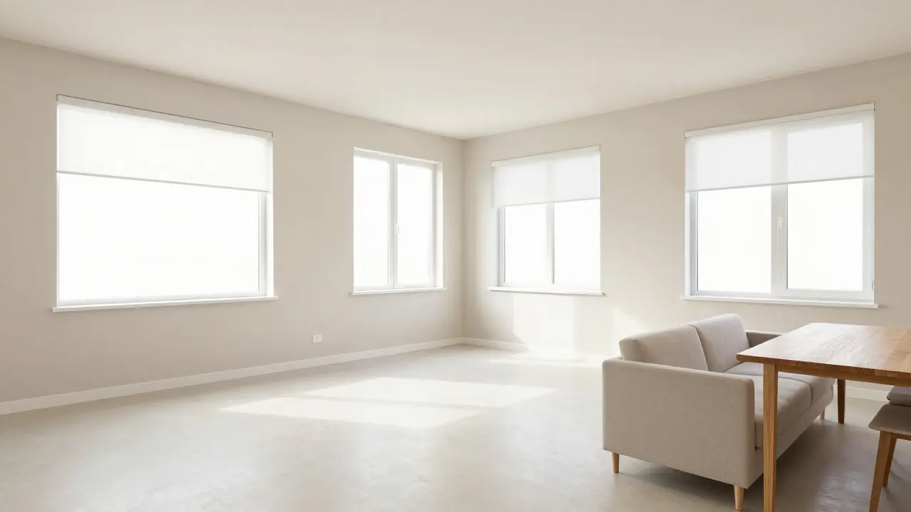 Světlý a minimalisticky zařízený byt připravený pro prohlídky