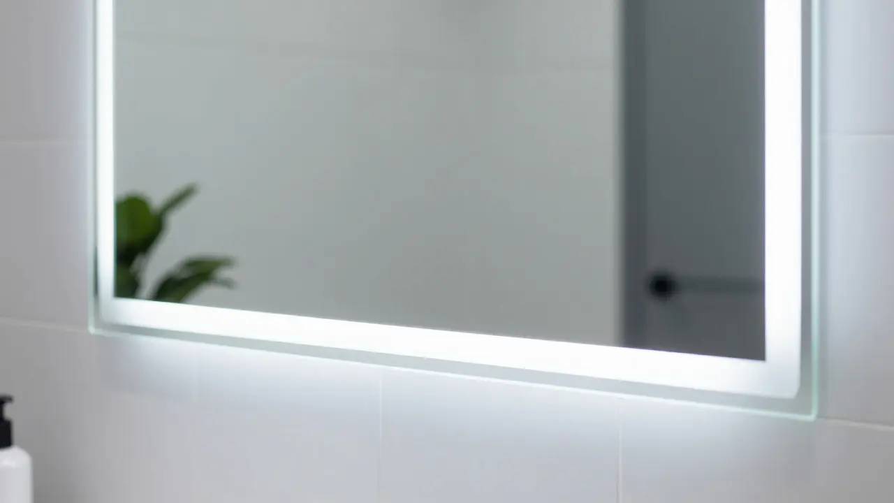 Koupelnová skříňka se zrcadlem a integrovaným LED osvětlením